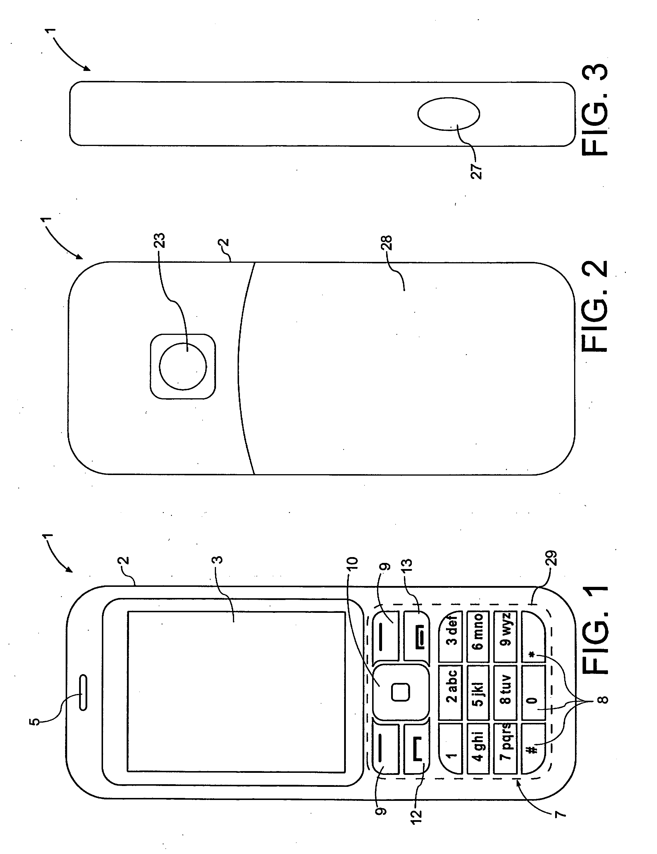 Shutter key for mobile electronic device with image sensor