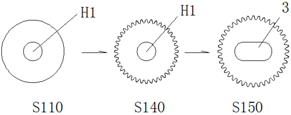 Manufacturing method of spiral bearing frame for electronic parking brake system, produced by lateral extrusion cold forging process