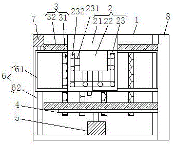 Adjustable paper box creasing device