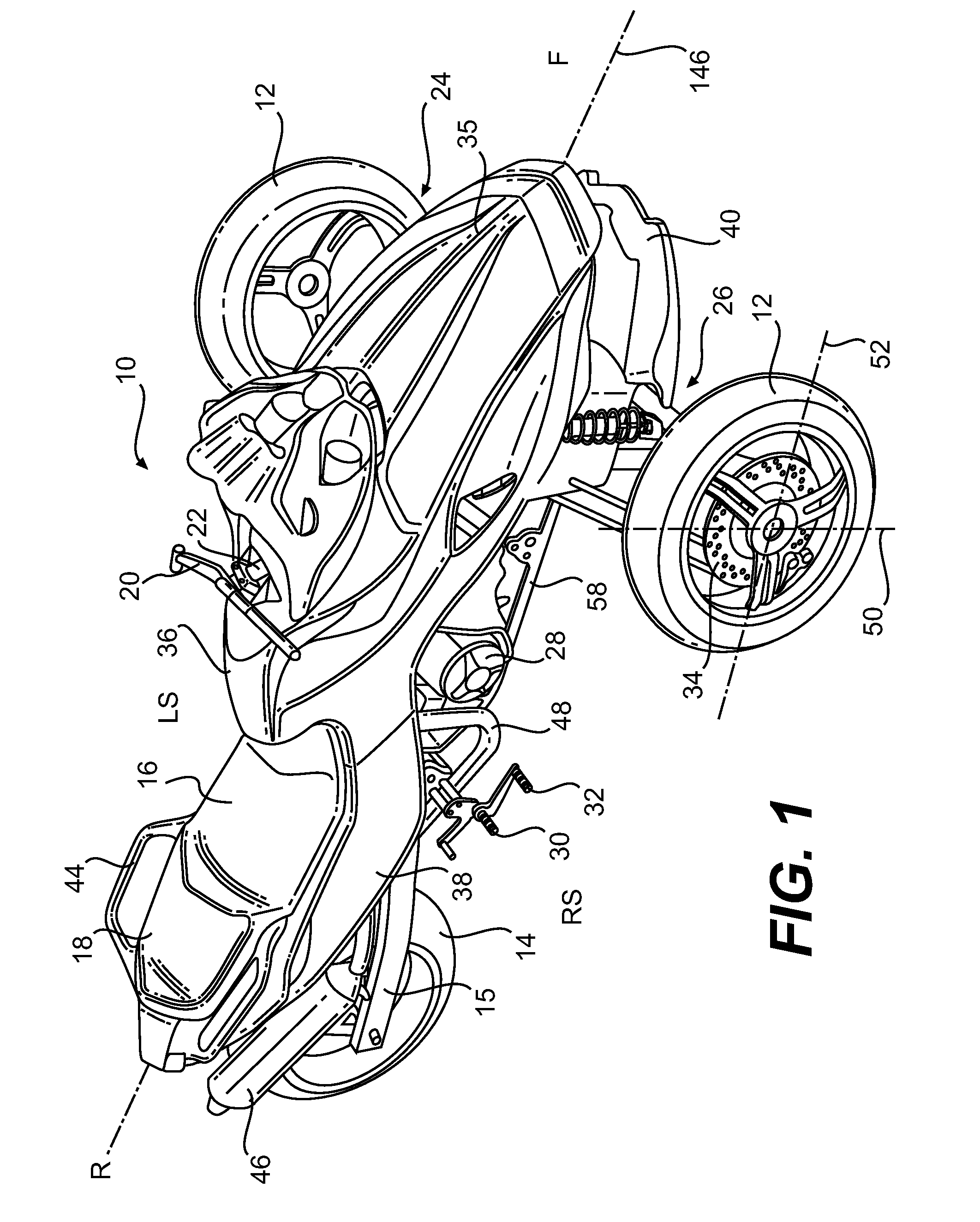 Leaning Vehicle with Tilting Front Wheels and Suspension Therefor