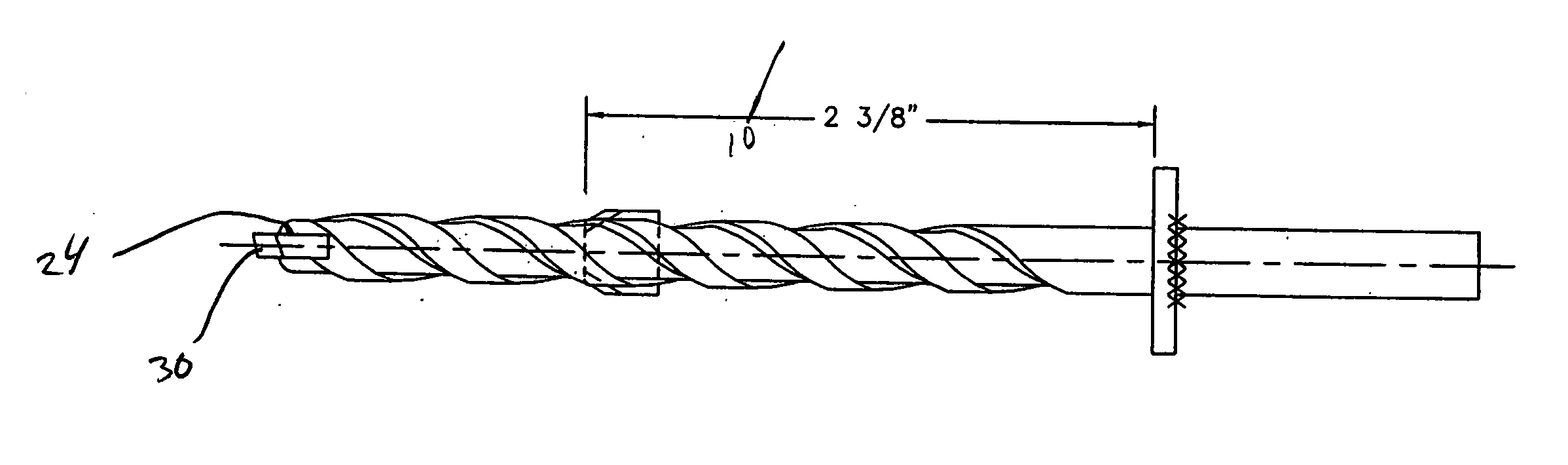 Anchoring drill bit, system and method of anchoring