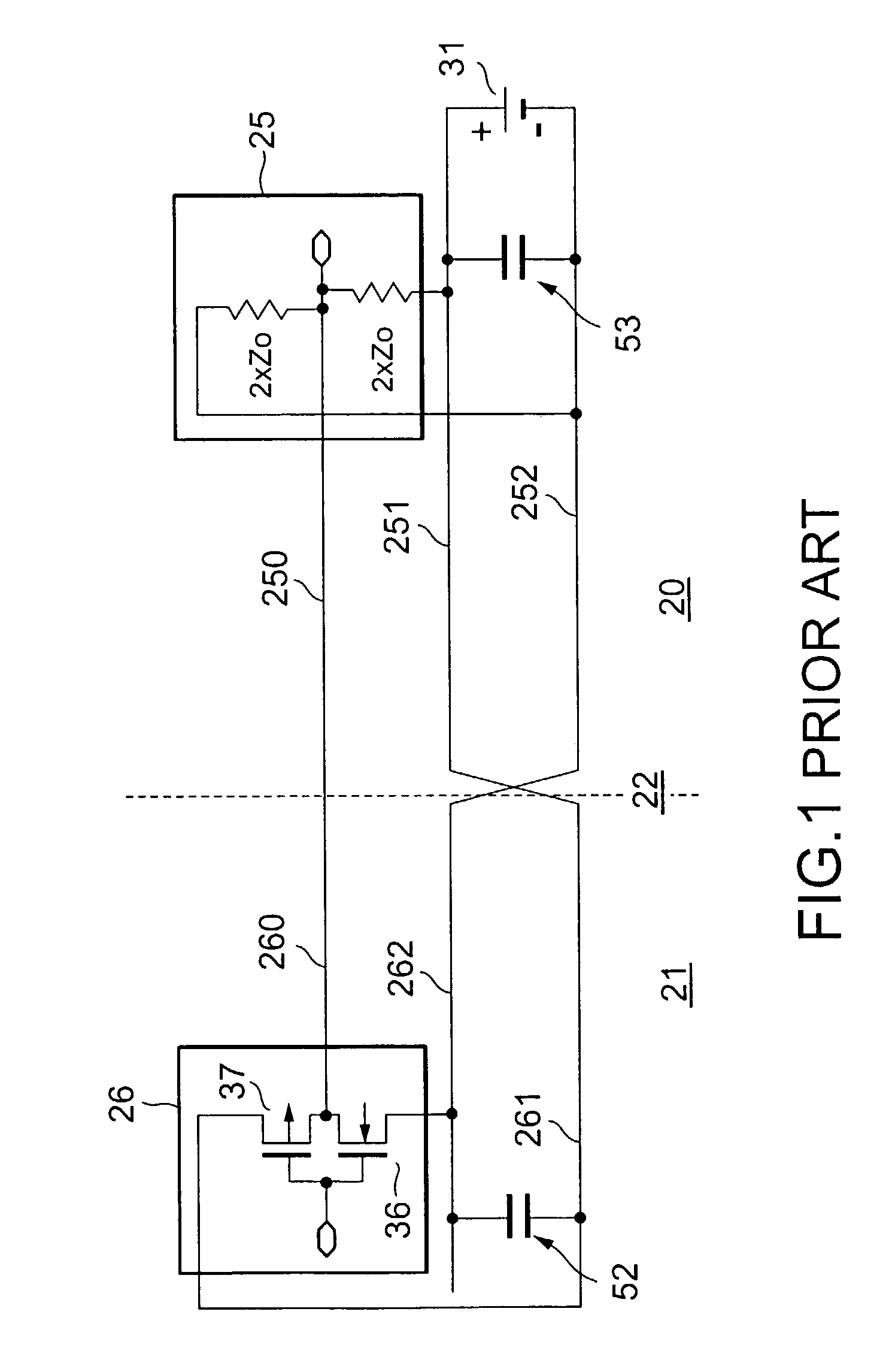 Semiconductor memory device capable of improving quality of voltage waveform given in a signal interconnection layer