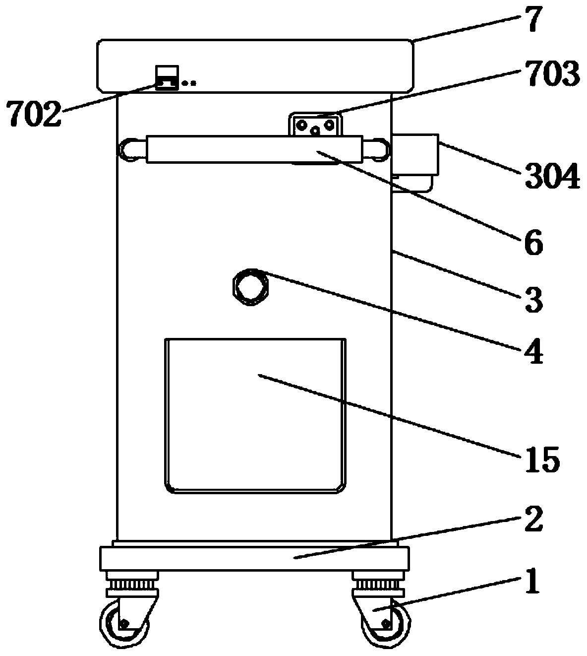 Green plant seedling planting device for landscaping