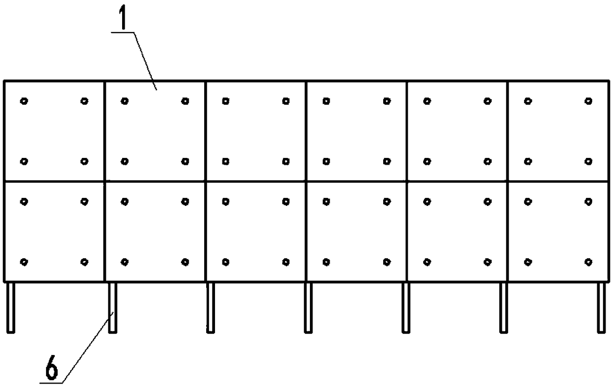 Assembled steel structural integrated house wall