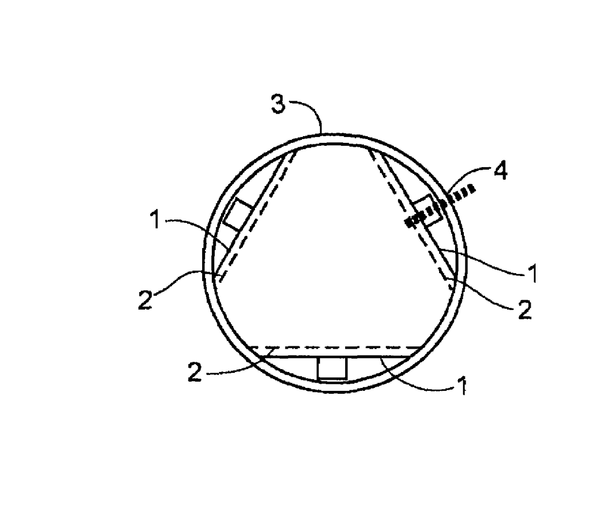 Flow-through oxygenator