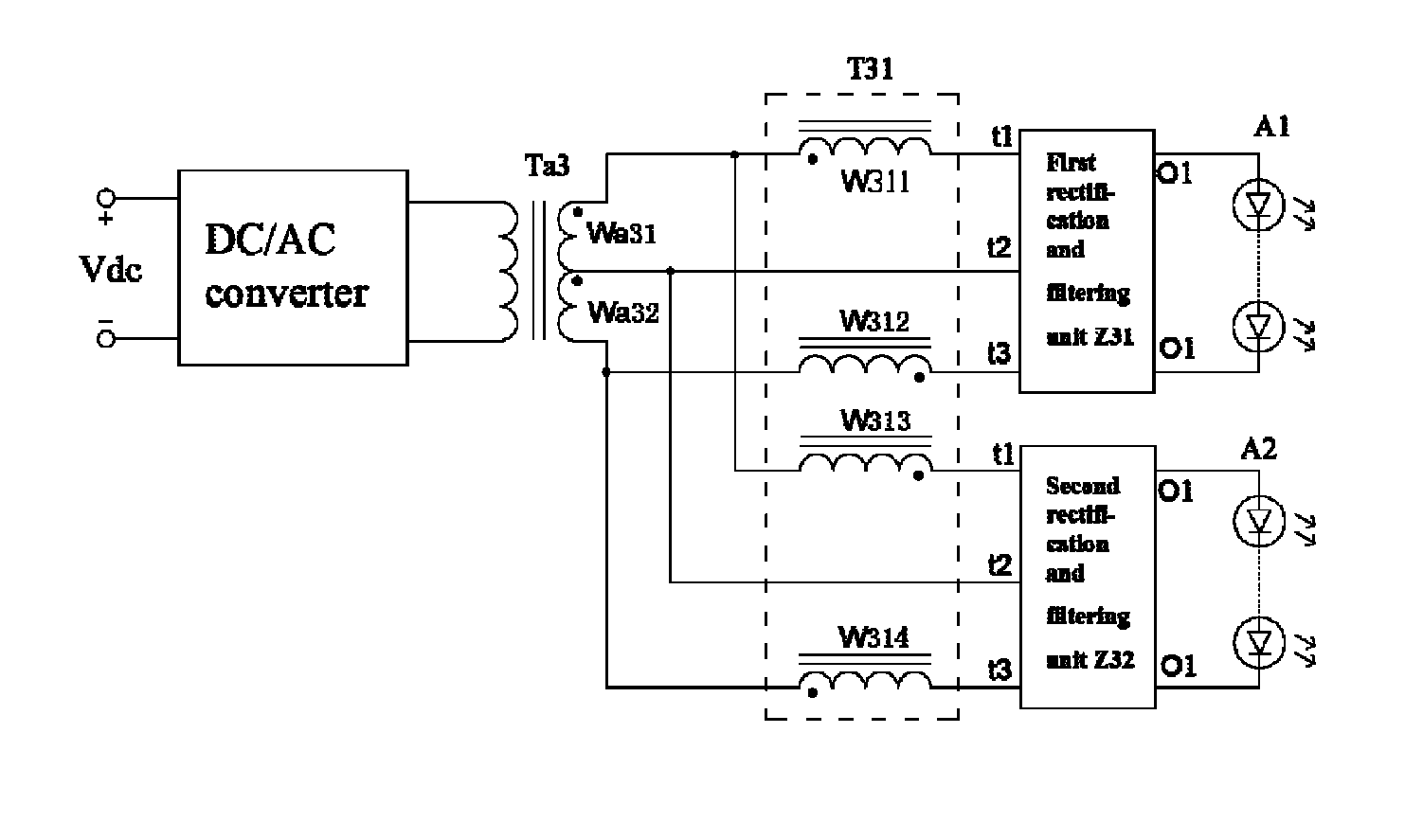 Multi-path constant current driving circuit