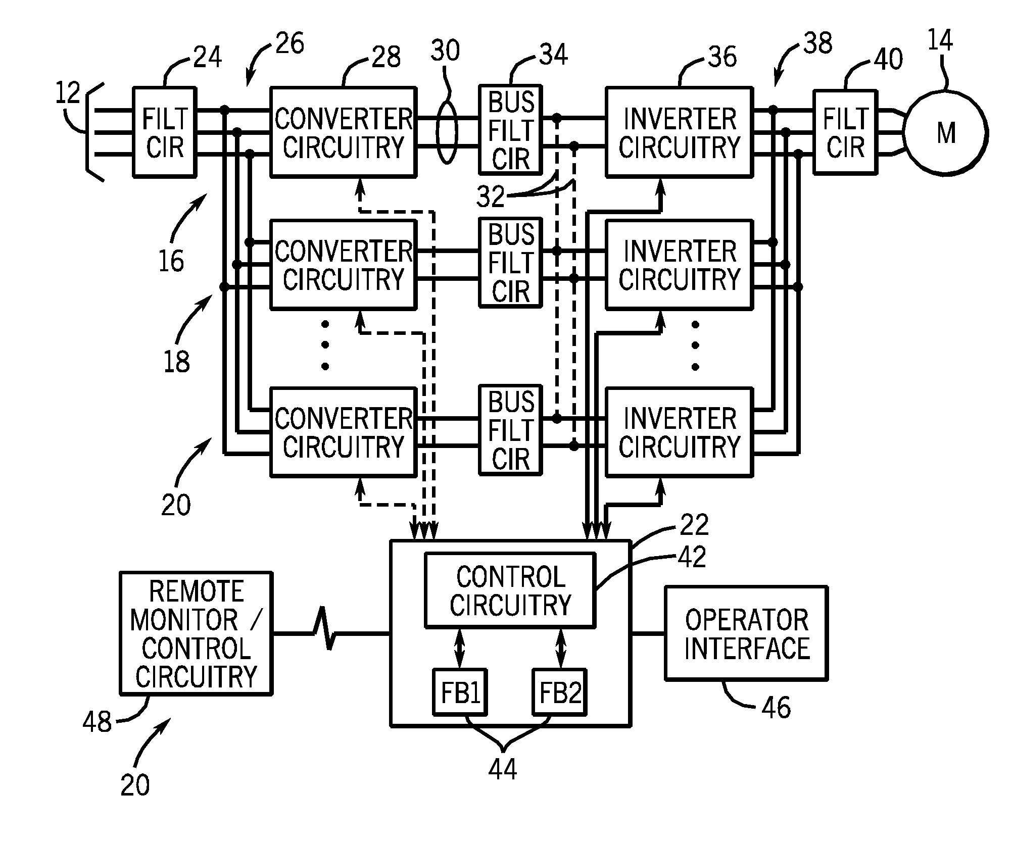Parallel motor drive disable verification system and method