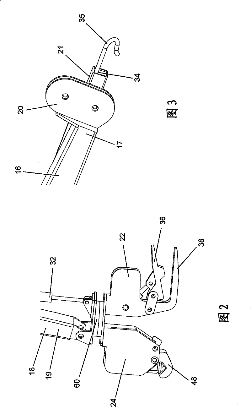 Tool for handling chains, wires, shackles, etc.