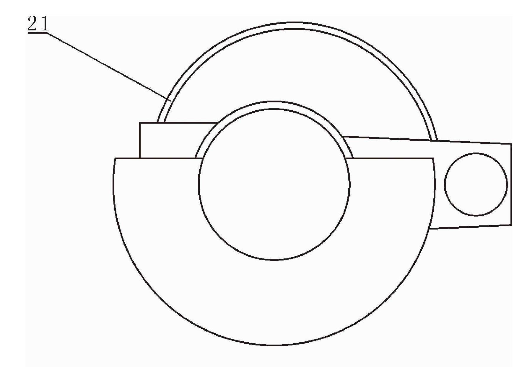 Return air gasification furnace with ring fire oven