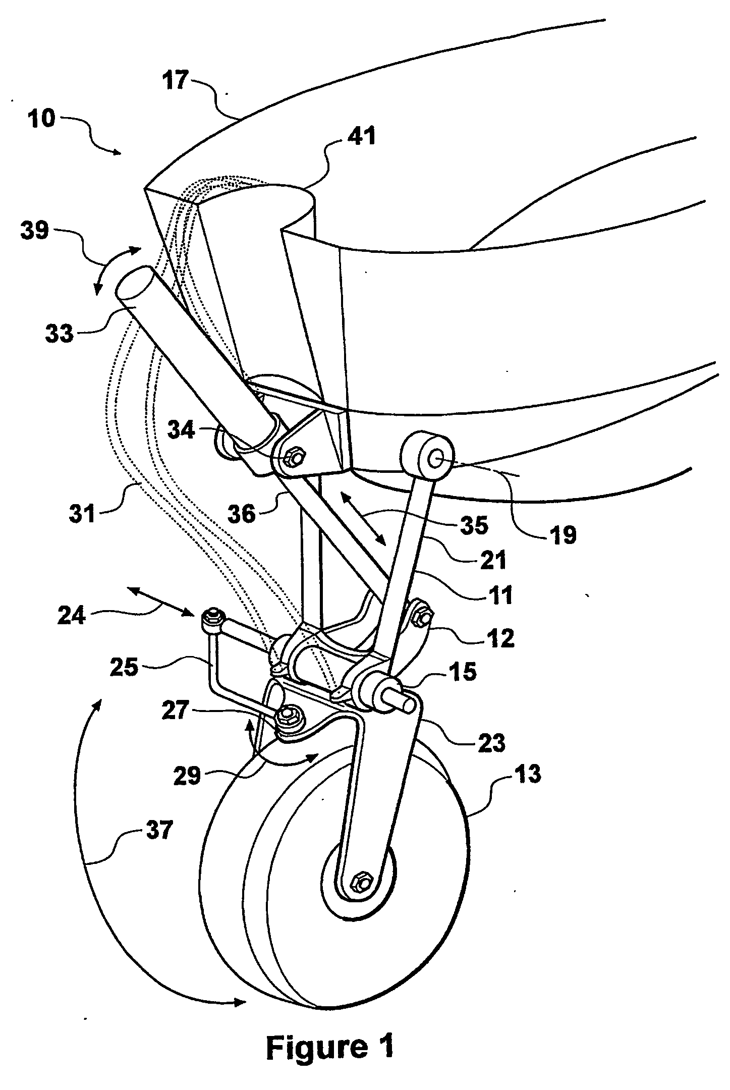 Retractable leg assembly for amphibious vehicle