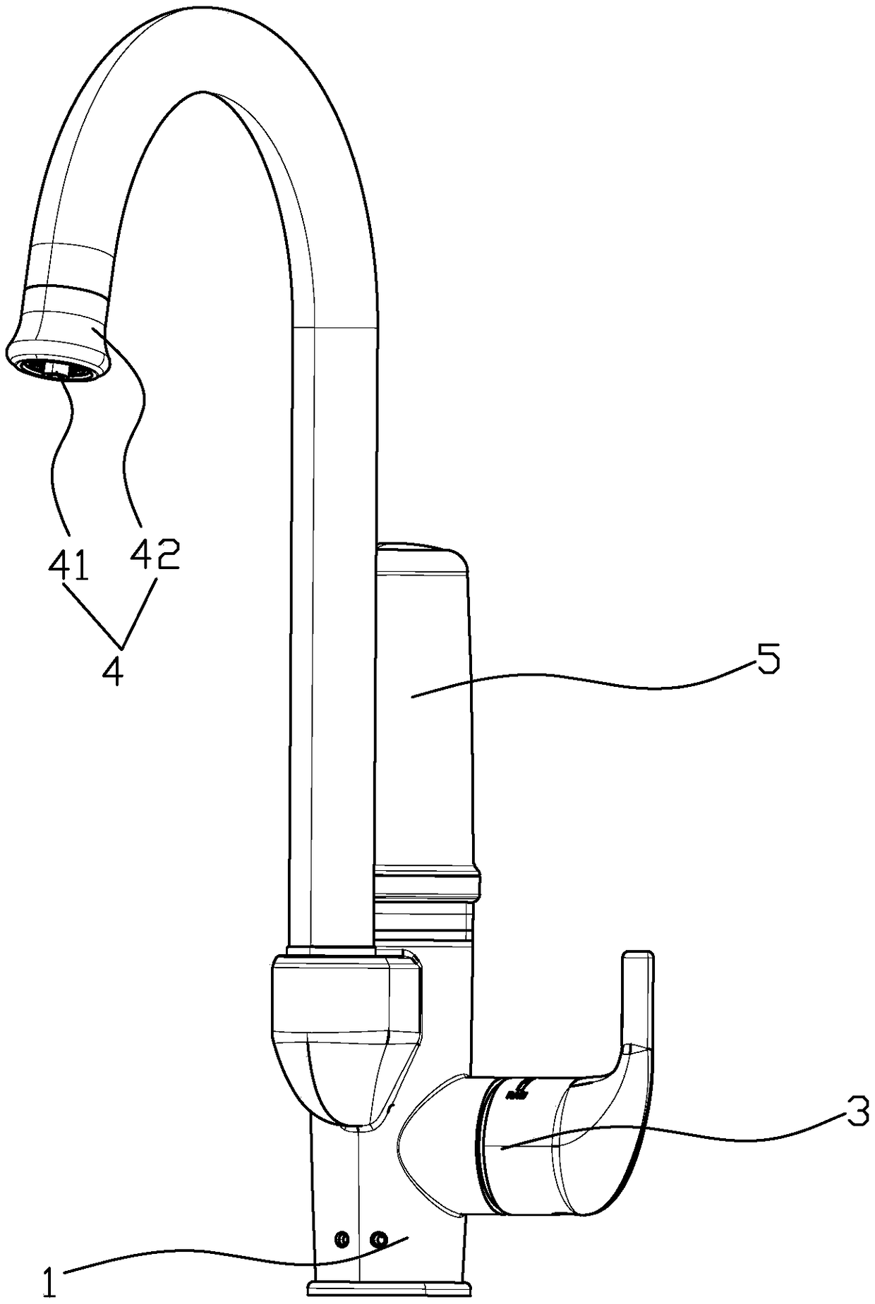 Water treatment faucet