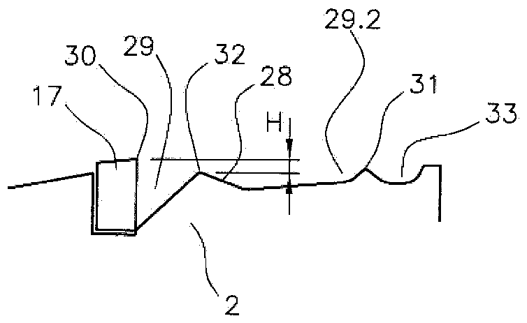 Saw blade having integrated swarf space