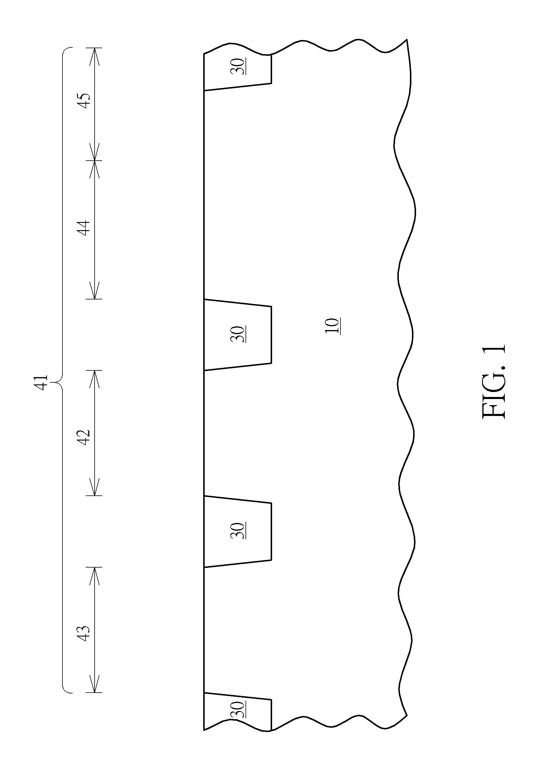 Metal trench decoupling capacitor structure penetrating through a shallow trench isolation