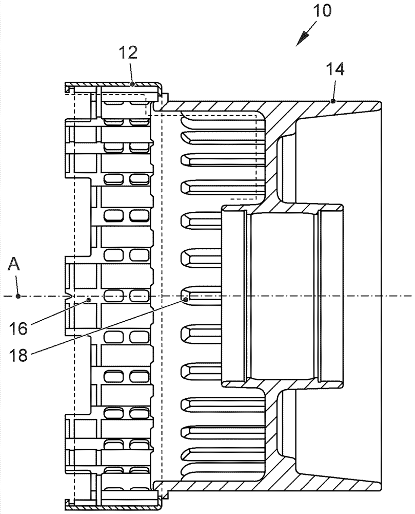 Method and positioning device for aligning the rotational positions of at least two components