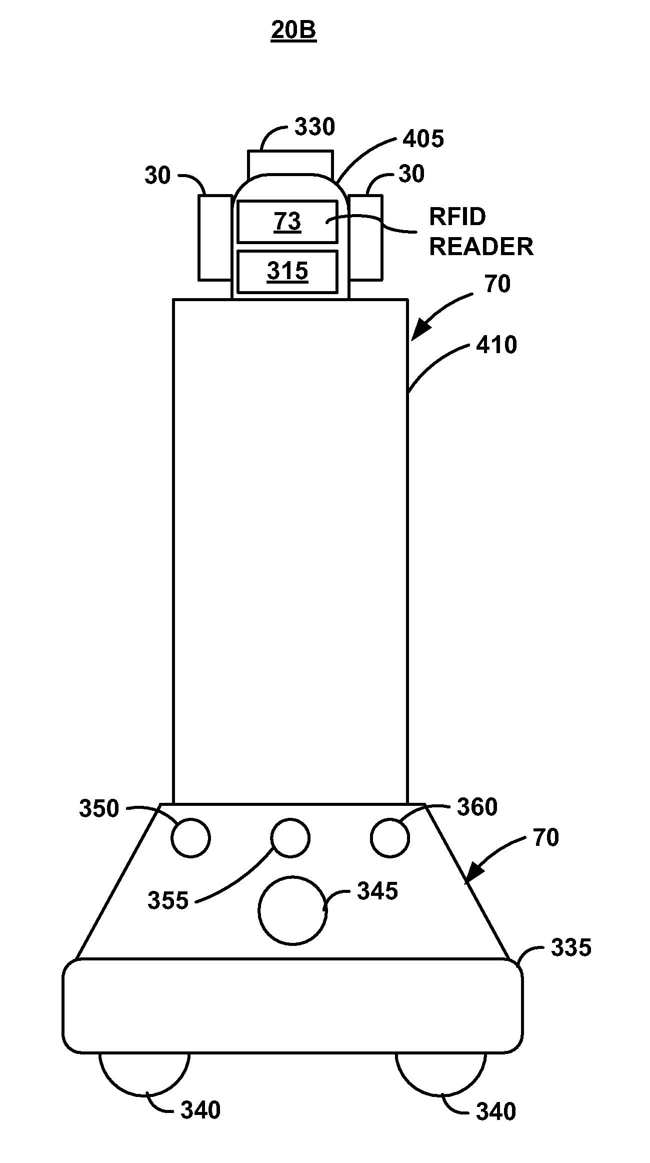 System and method for performing inventory using a mobile inventory robot