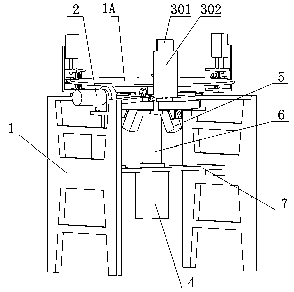 Welding device and welding method for rotating shaft and end plate of rolling barrel pepper stem cutting machine