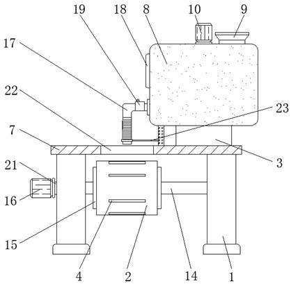 Basic chemical raw material sub-packaging device