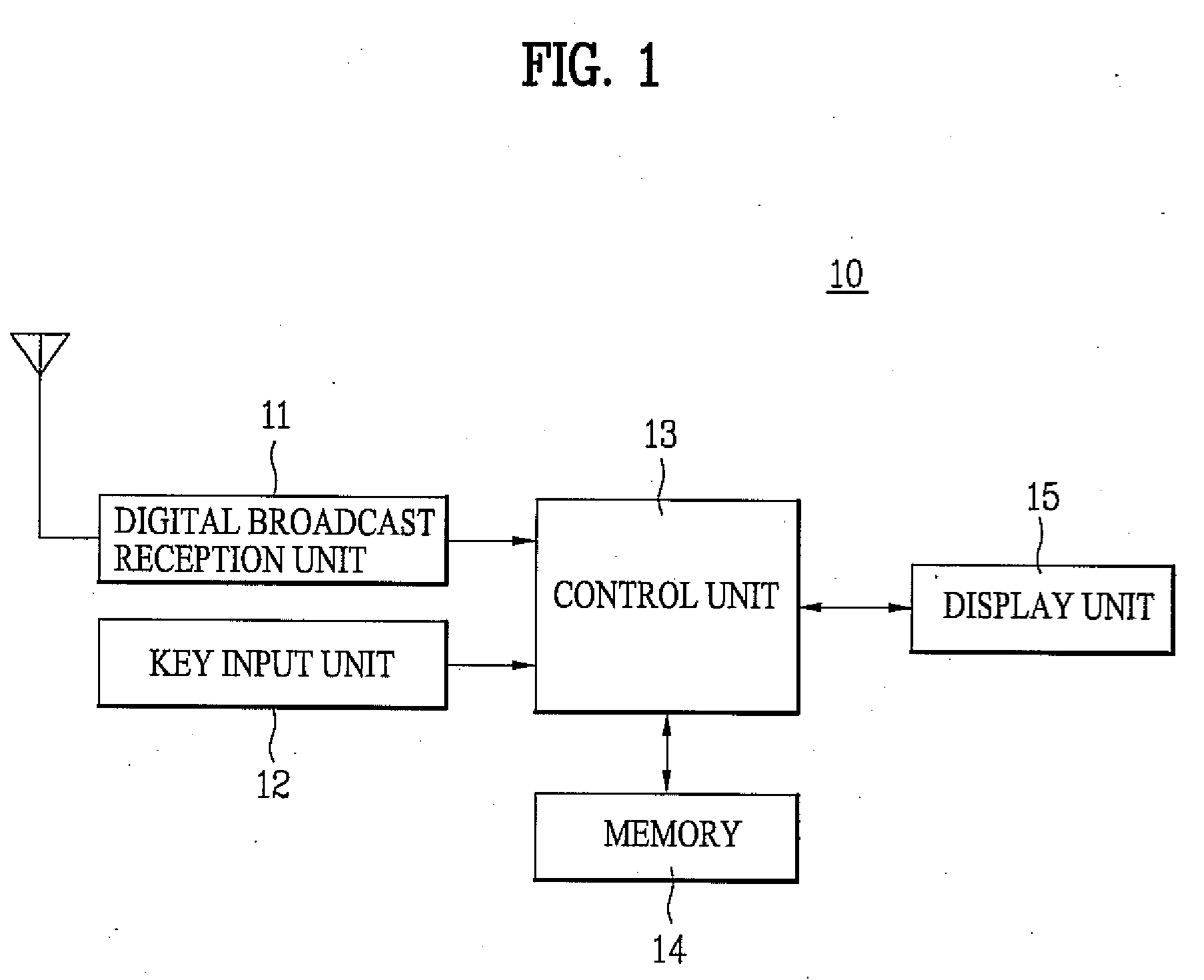 Mobile terminal and method of managing broadcasting service information using digital broadcast reception function