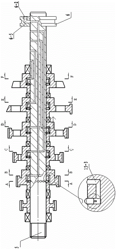 An automatic transmission that transmits power through shafts and plungers