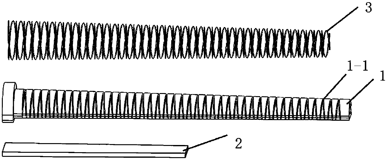 Double-joint variable-cross-section soft-body hand with wedged transverse-pattern structure