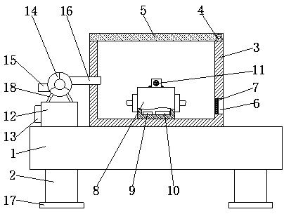 Dustproof testing device for photovoltaic module