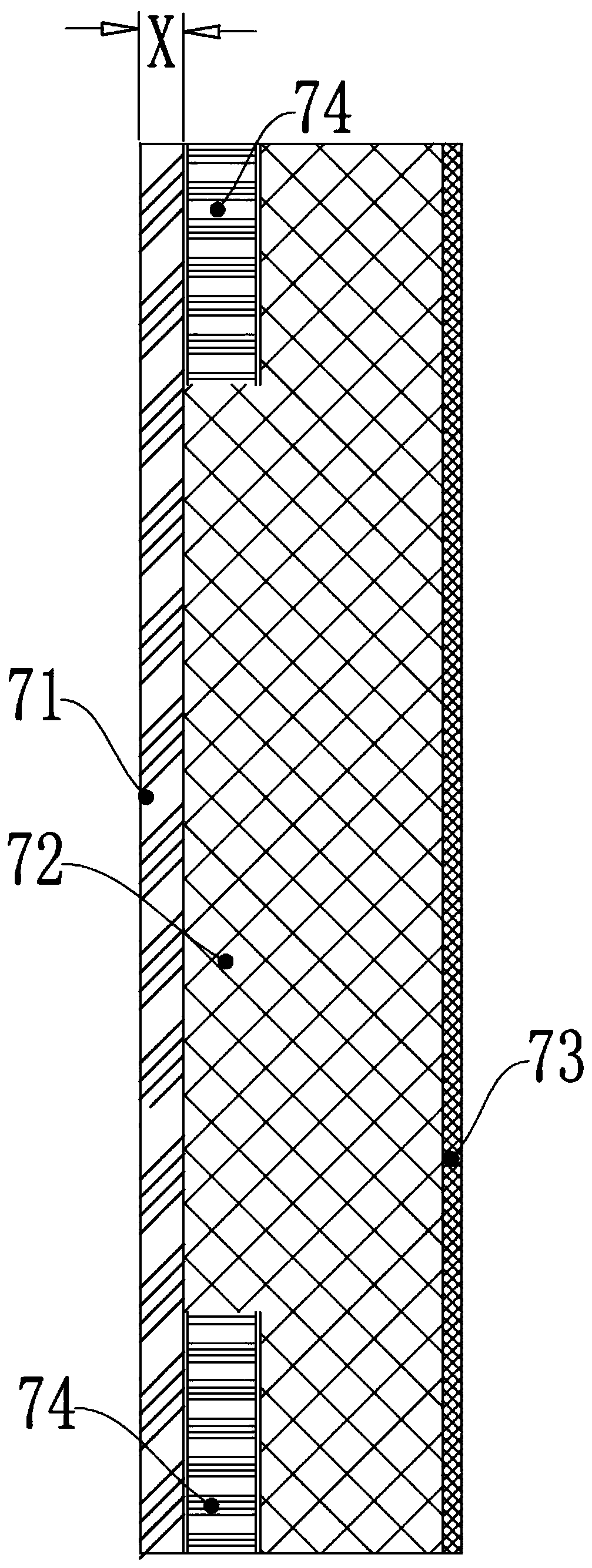 Ceramic sheet aluminum honeycomb composite board system and construction method thereof