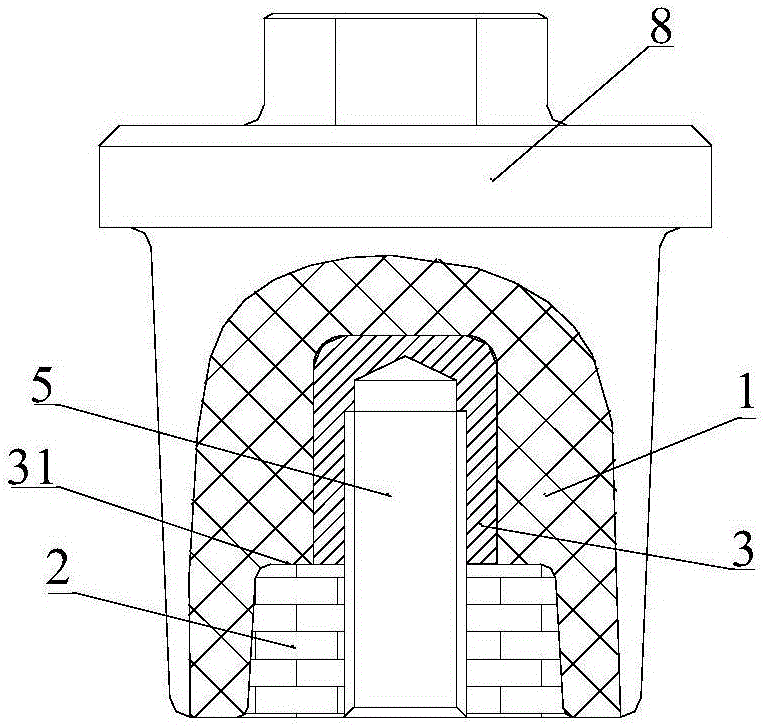 Temperature measurement device of cable joint and cable joint