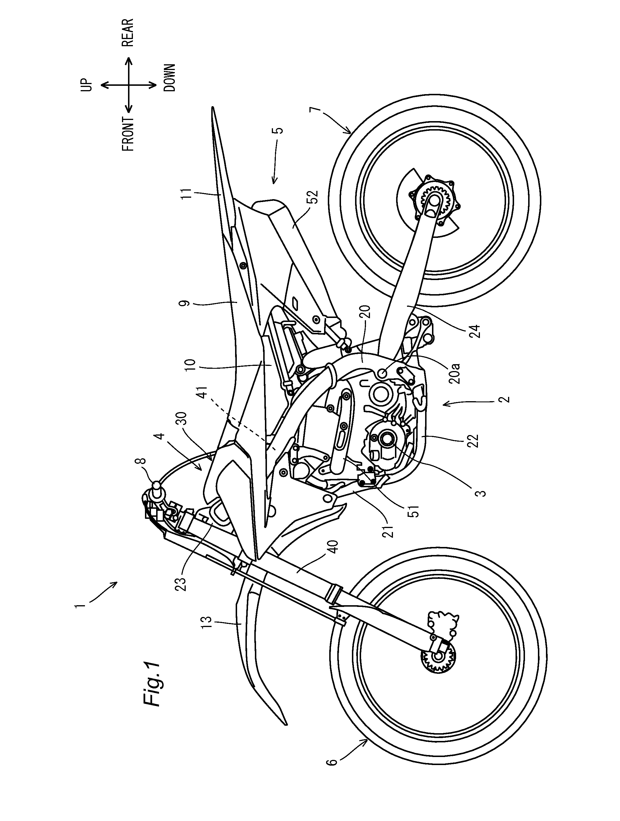 Straddle-type vehicle and method of manufacturing the same