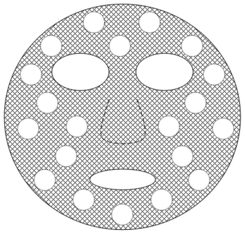 A micro-current anti-freckle facial mask with acoustic wave response characteristics and preparation method thereof