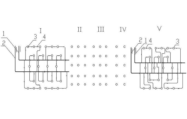 Series connection process device for freezing pipes of pitshaft of overlength inclined shaft