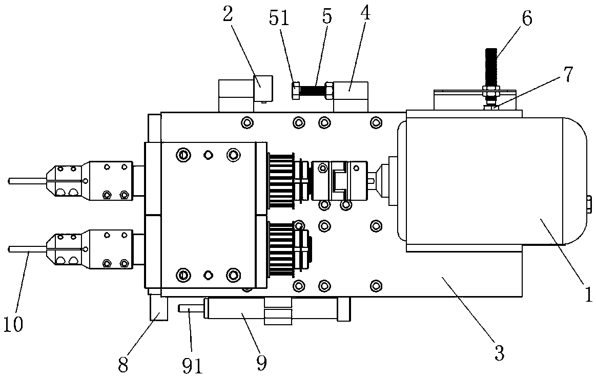 Control structure of power head