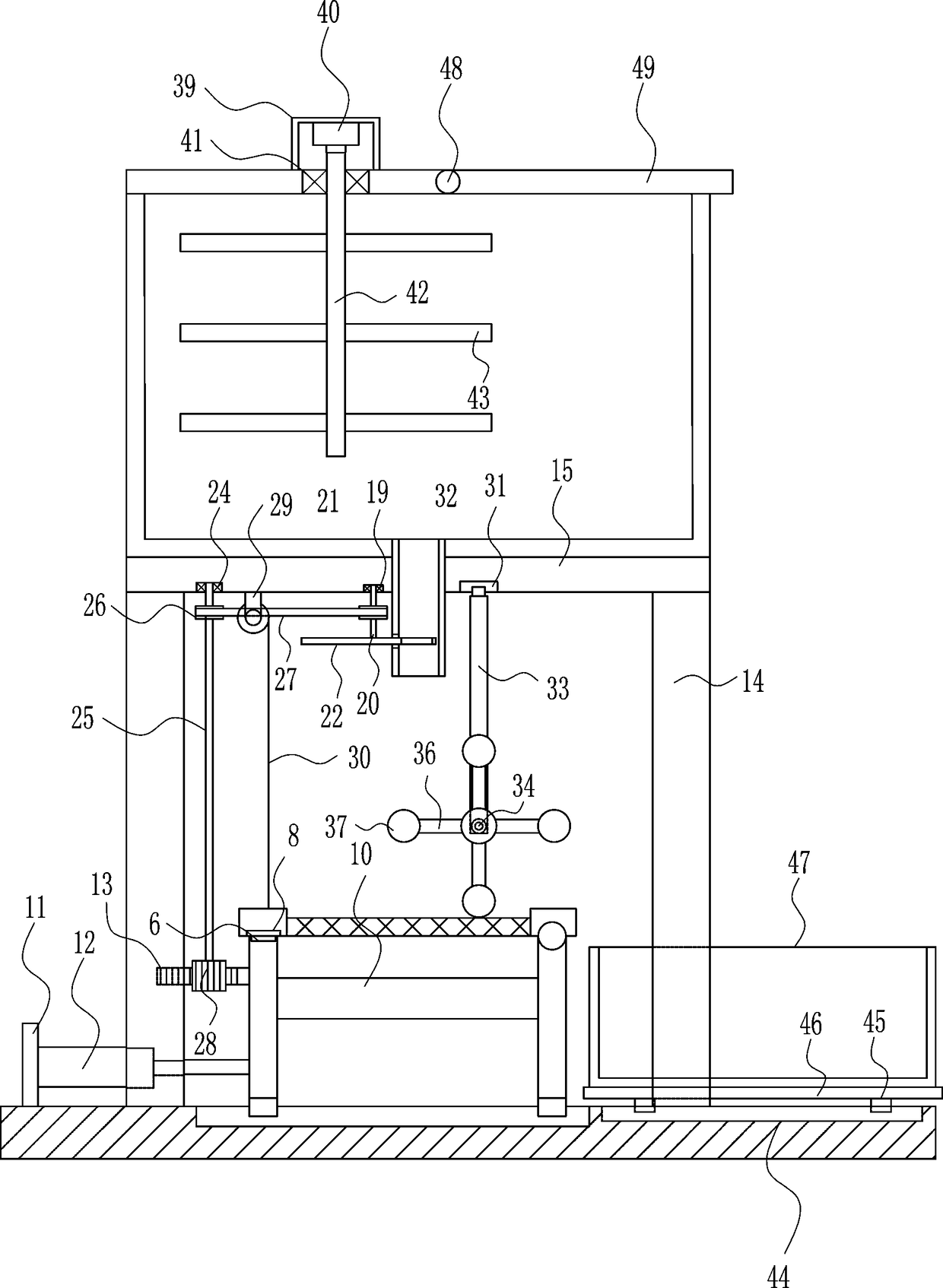 Sand screening equipment for constructional engineering