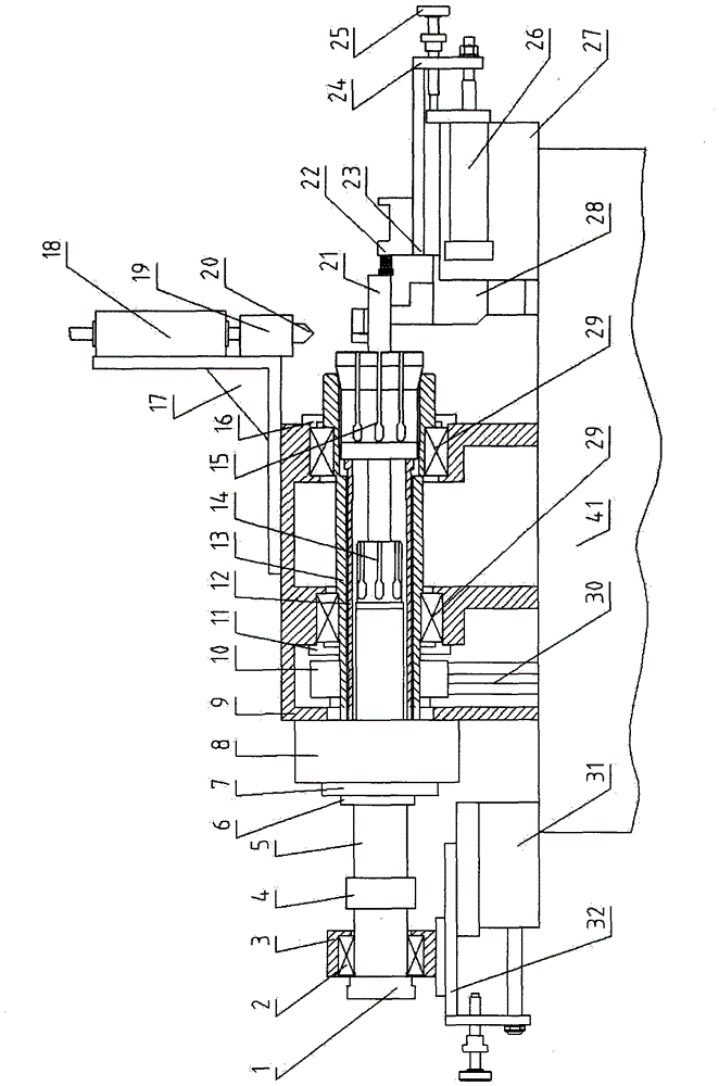 A fully automatic pipe cutting machine