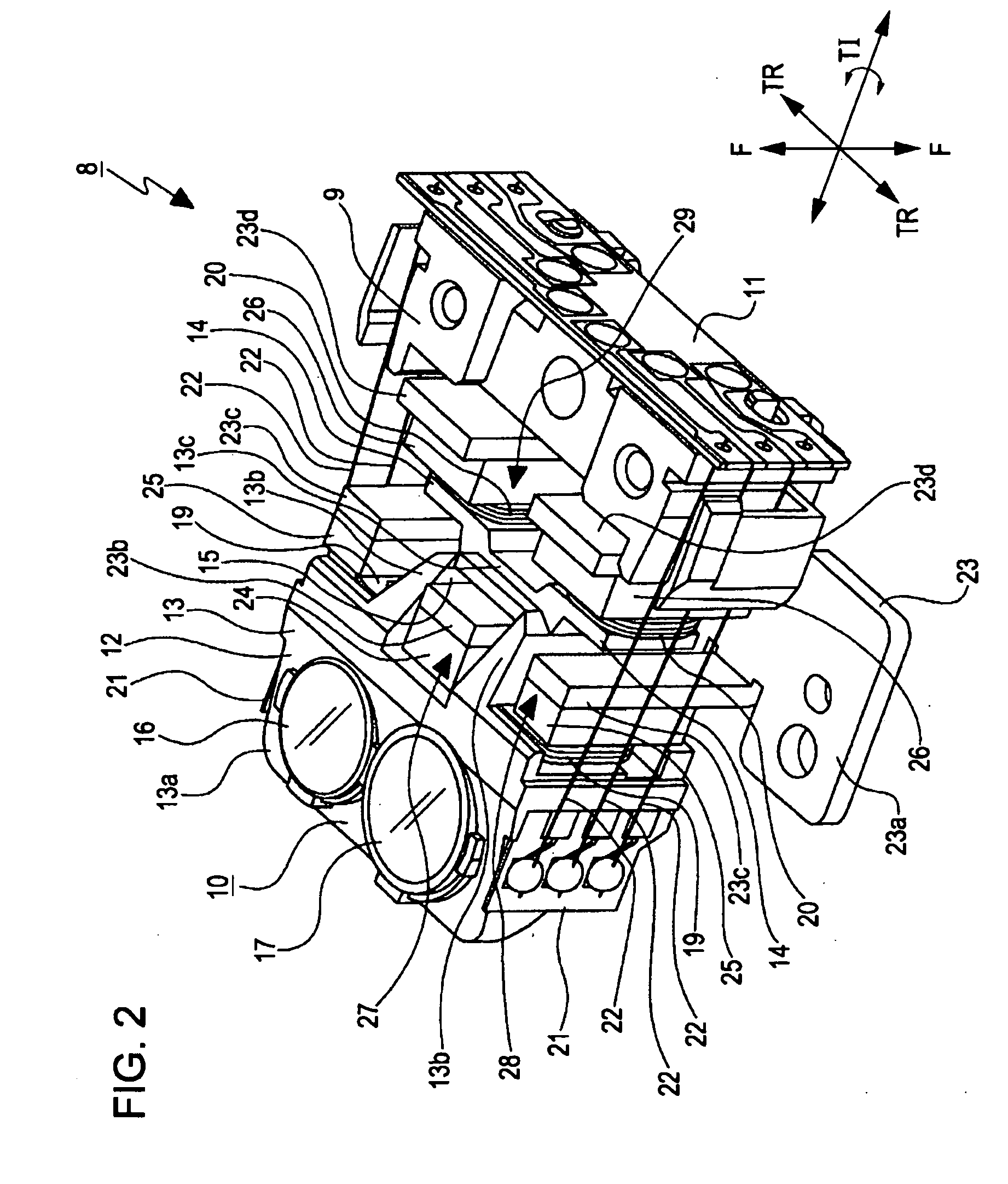 Optical pickup and disc drive apparatus