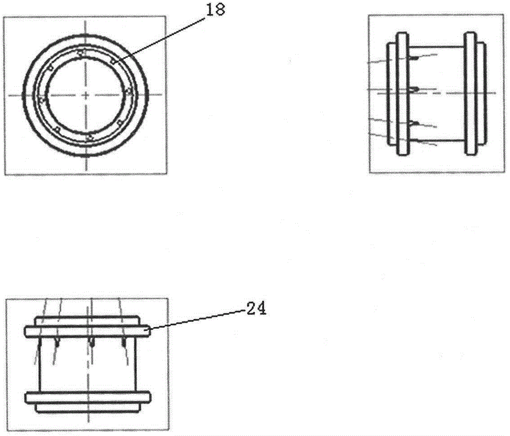 Automatic feeding device for particle material