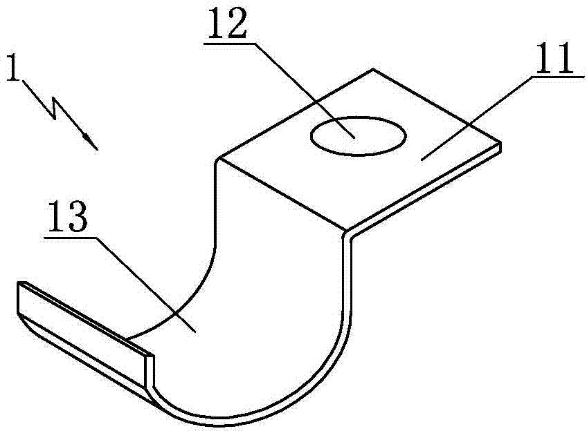 Using method for hoop hole drilling device