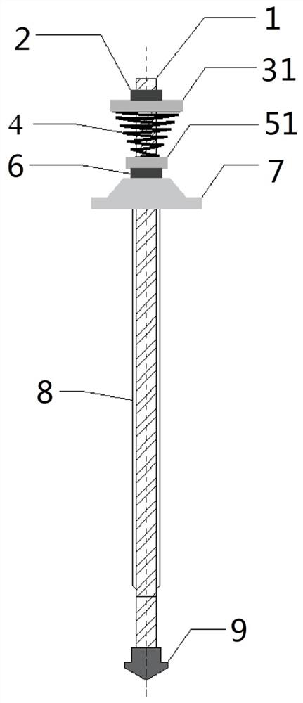 A drainable self-drilling graded yielding bolt and its supporting method