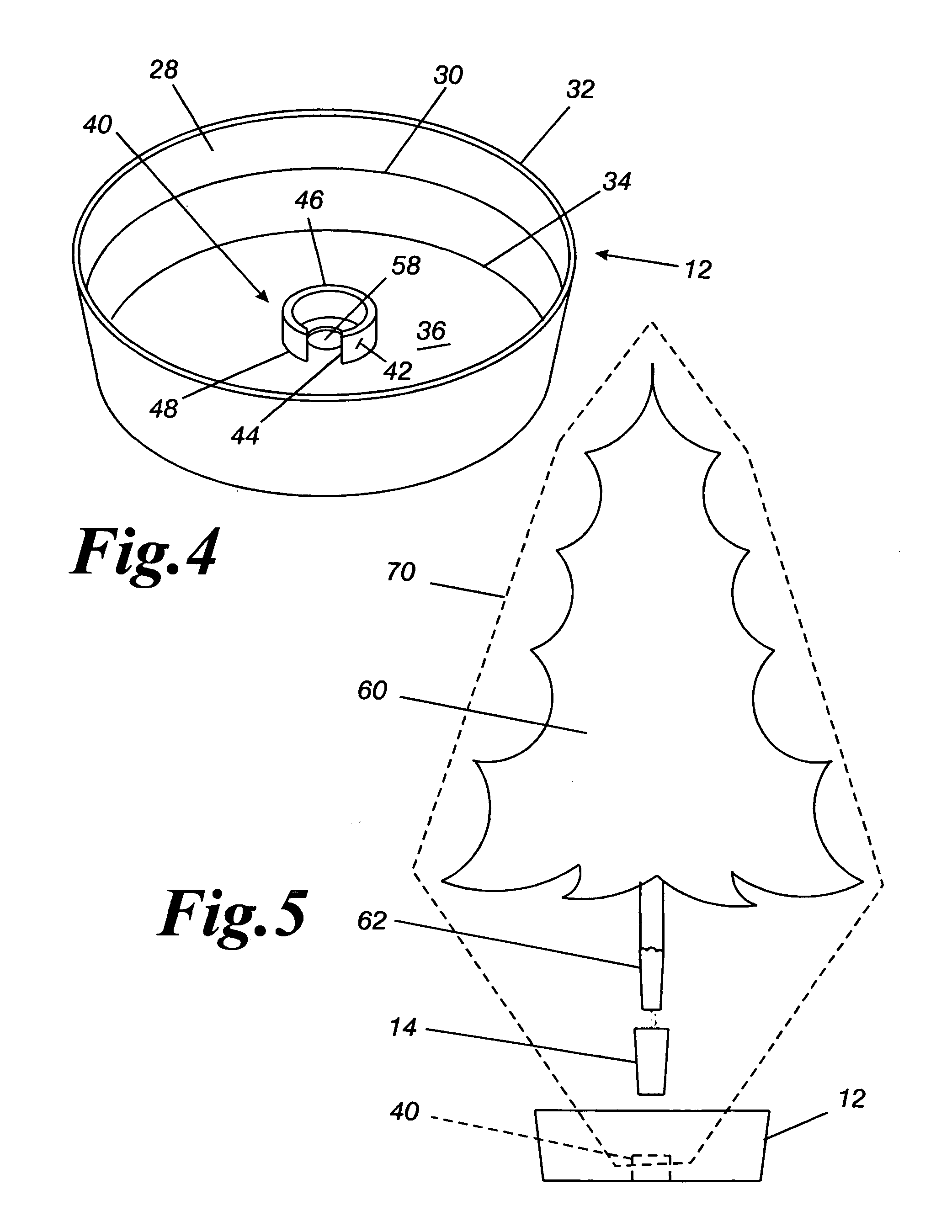 Method for packaging trees with a stand and tree stand apparatus