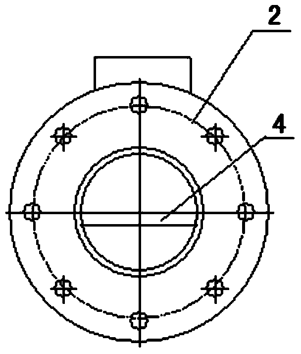 Diffusion tube type rectangular flow meter