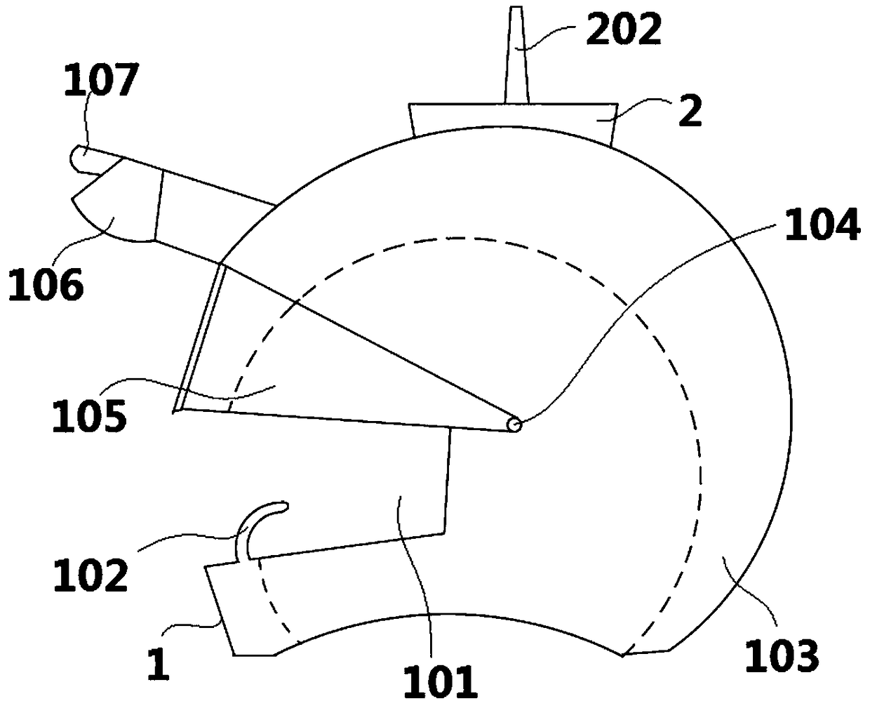 Mine gas detection safety helmet and detection method thereof