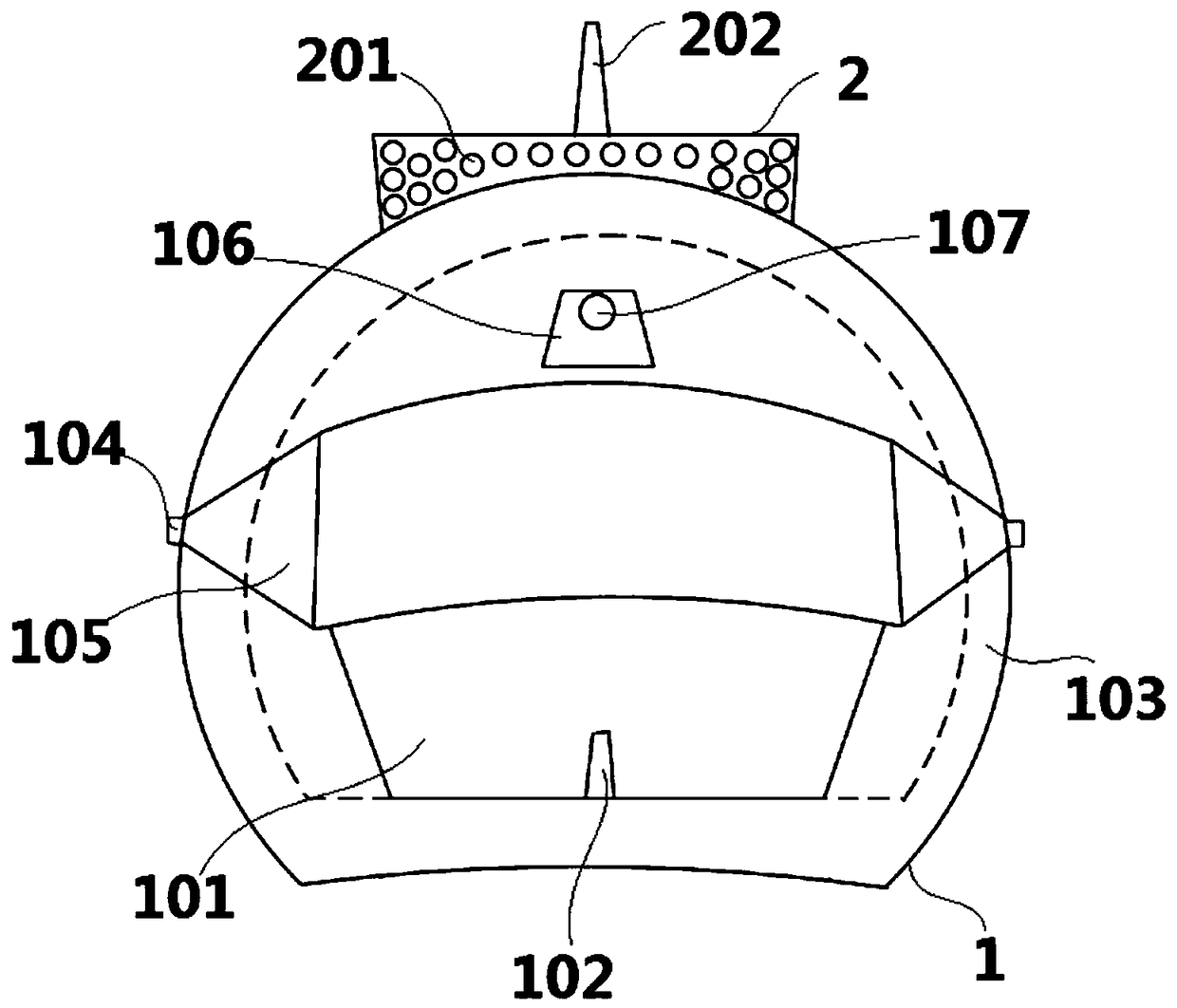Mine gas detection safety helmet and detection method thereof