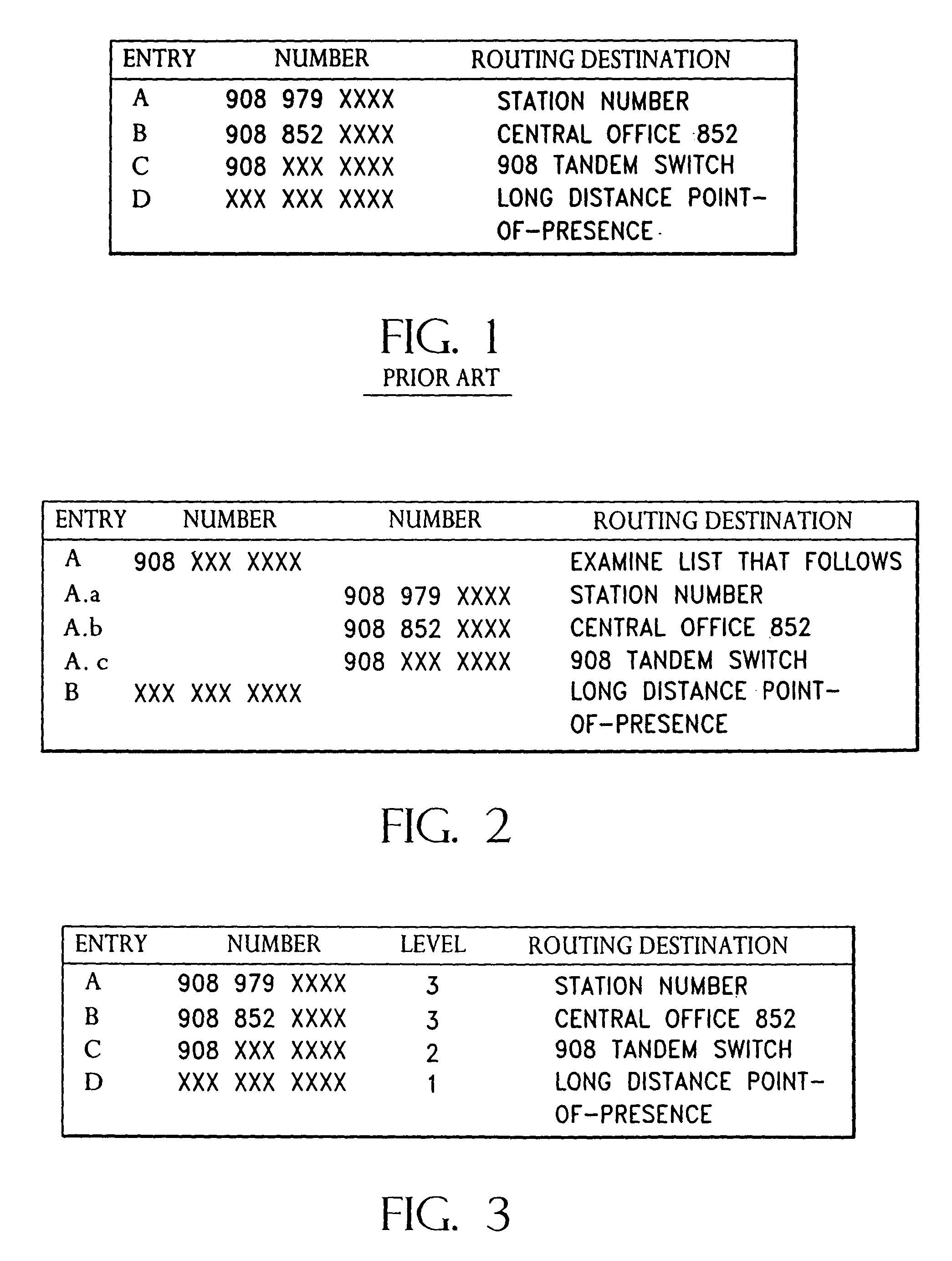 Partially-ordered cams used in ternary hierarchical address searching/sorting