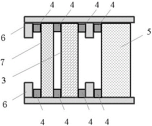 Composite membrane filter material structure and window type draught fan system
