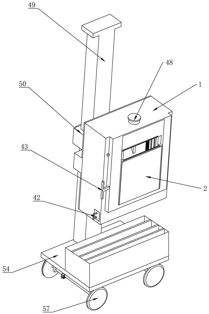 Wall printing device based on computer processing