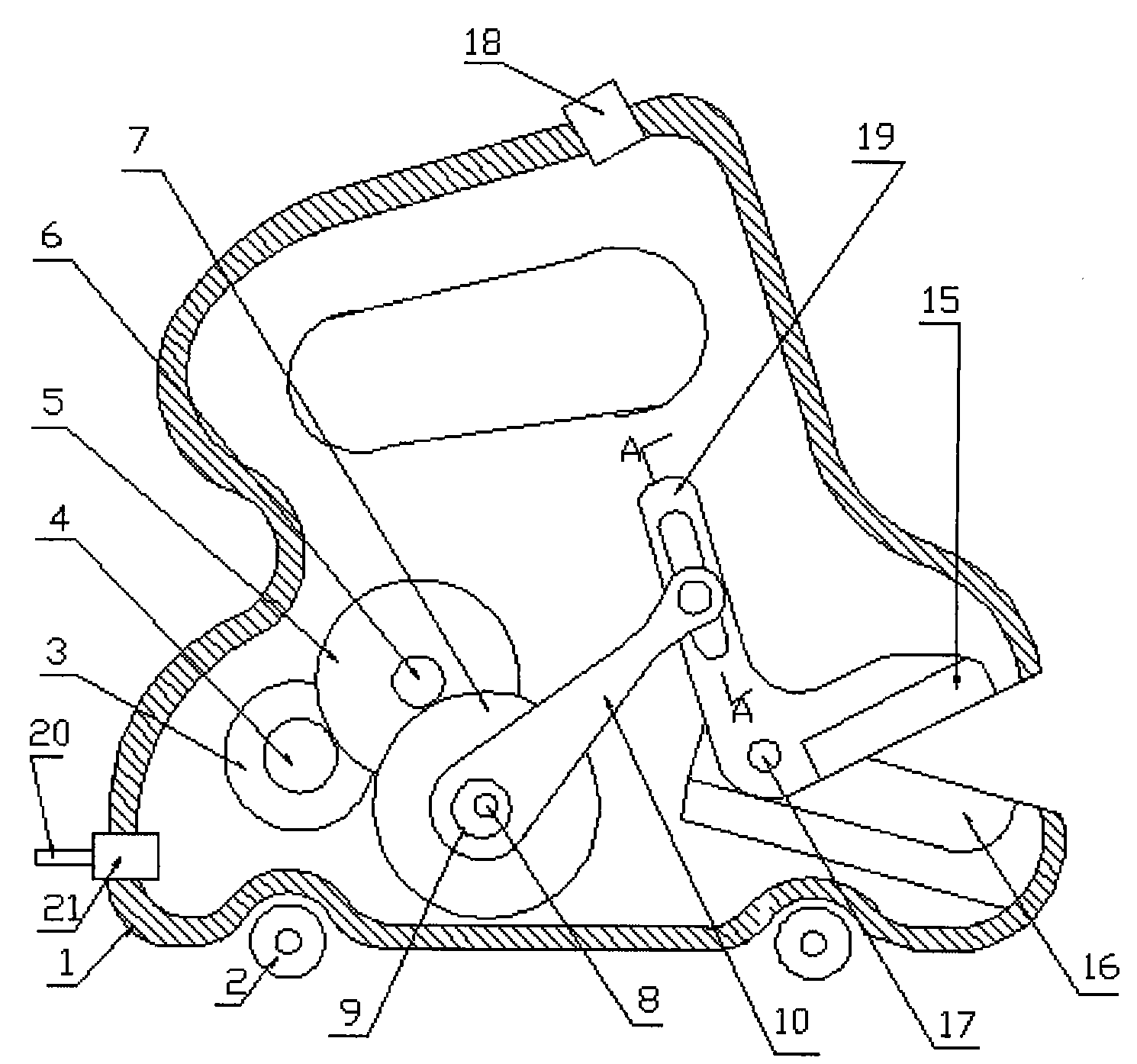 Novel hand-held electric shears with adjustable shearing force