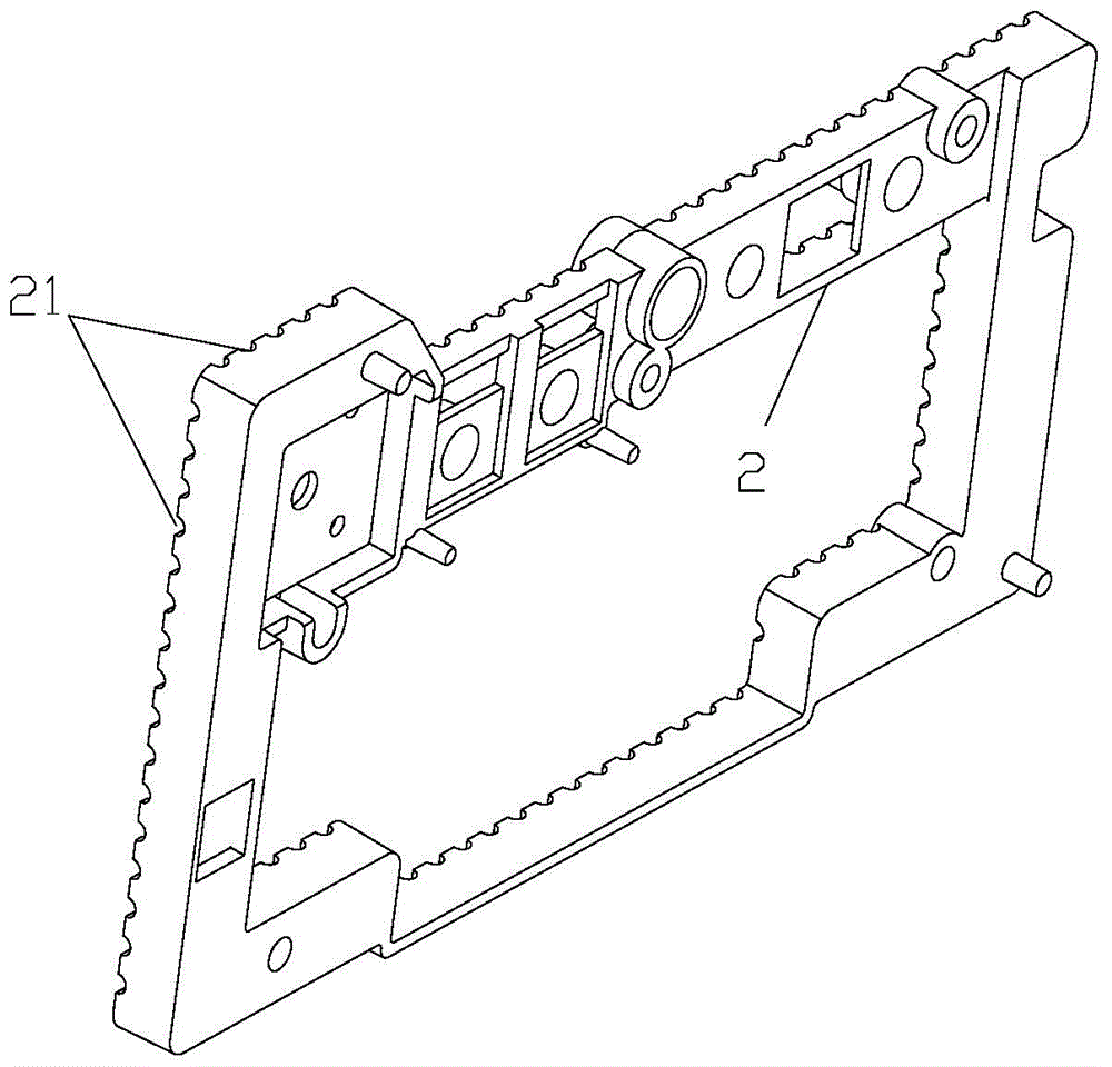 Heat radiation structure of circuit module and outdoor unit of variable-frequency air conditioner