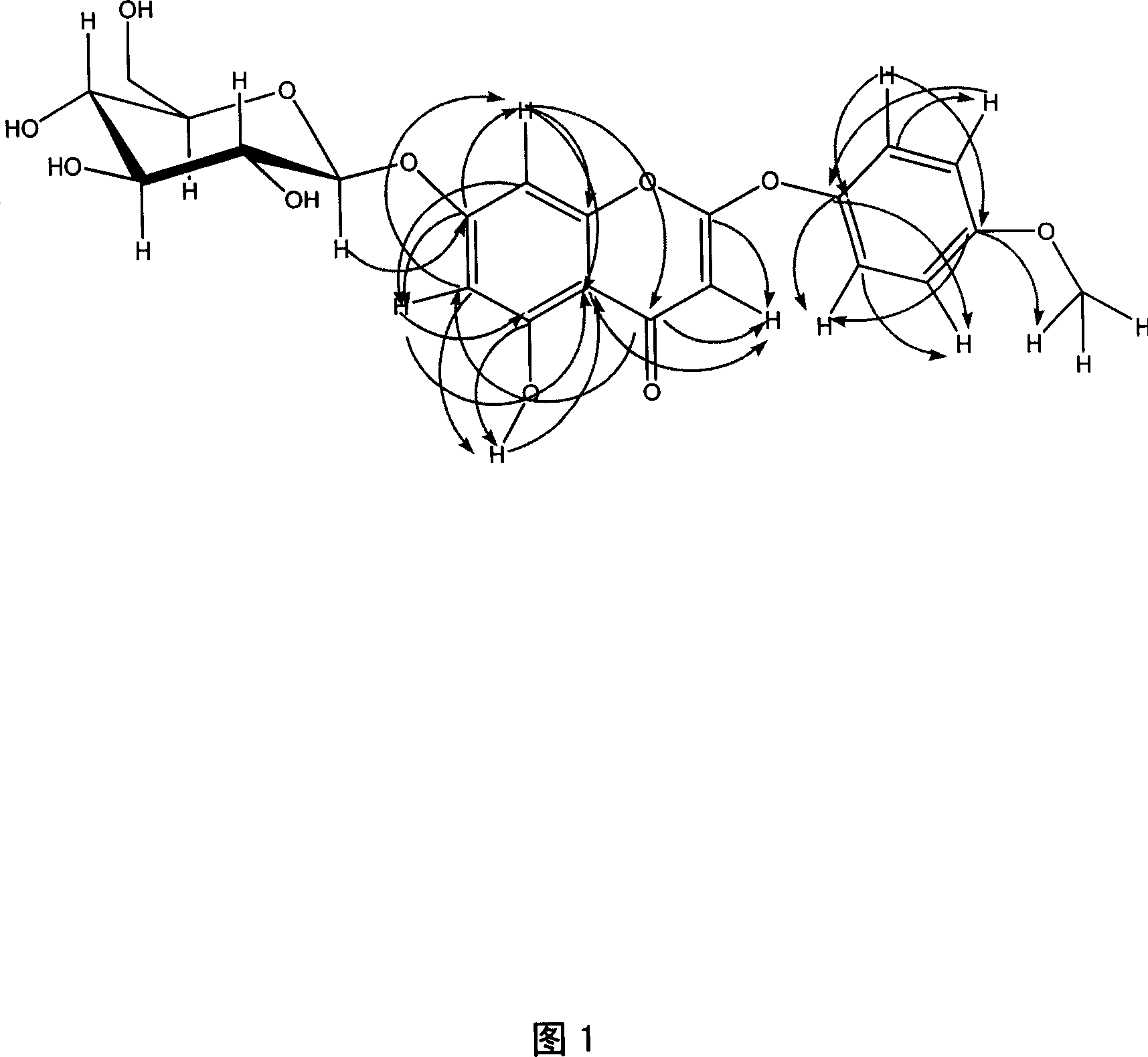 2-phenoxy chromone heteroside compounds and its preparing method and use