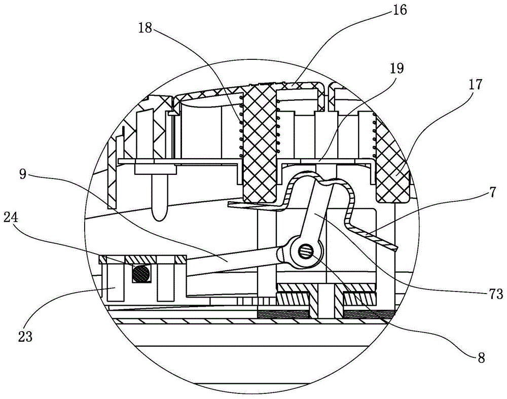 Improved clamp pressure cooker opening and closing structure