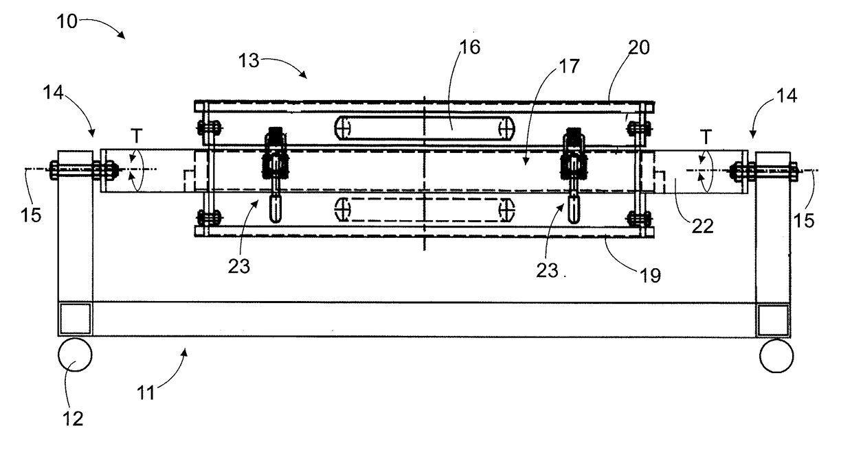 Device and method of handling stone samples