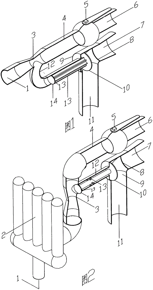 Passive valve and linkage valve formed by same, and toilet stool or container using passive valve